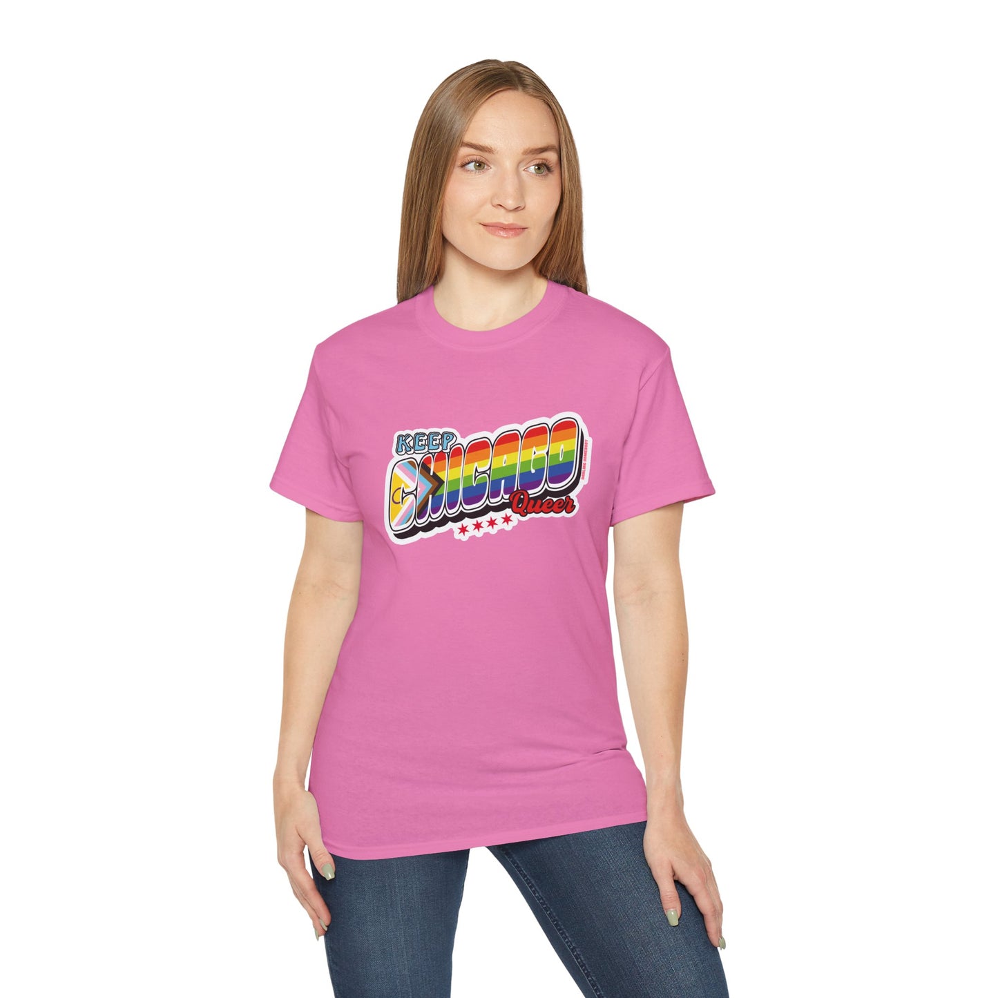 Keep Chicago Queer Unisex Ultra Cotton Tee