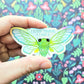 Cicada Holographic Sticker. I Scream Therefore I Am Sticker.