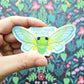 Cicada Holographic Sticker. I Scream Therefore I Am Sticker.