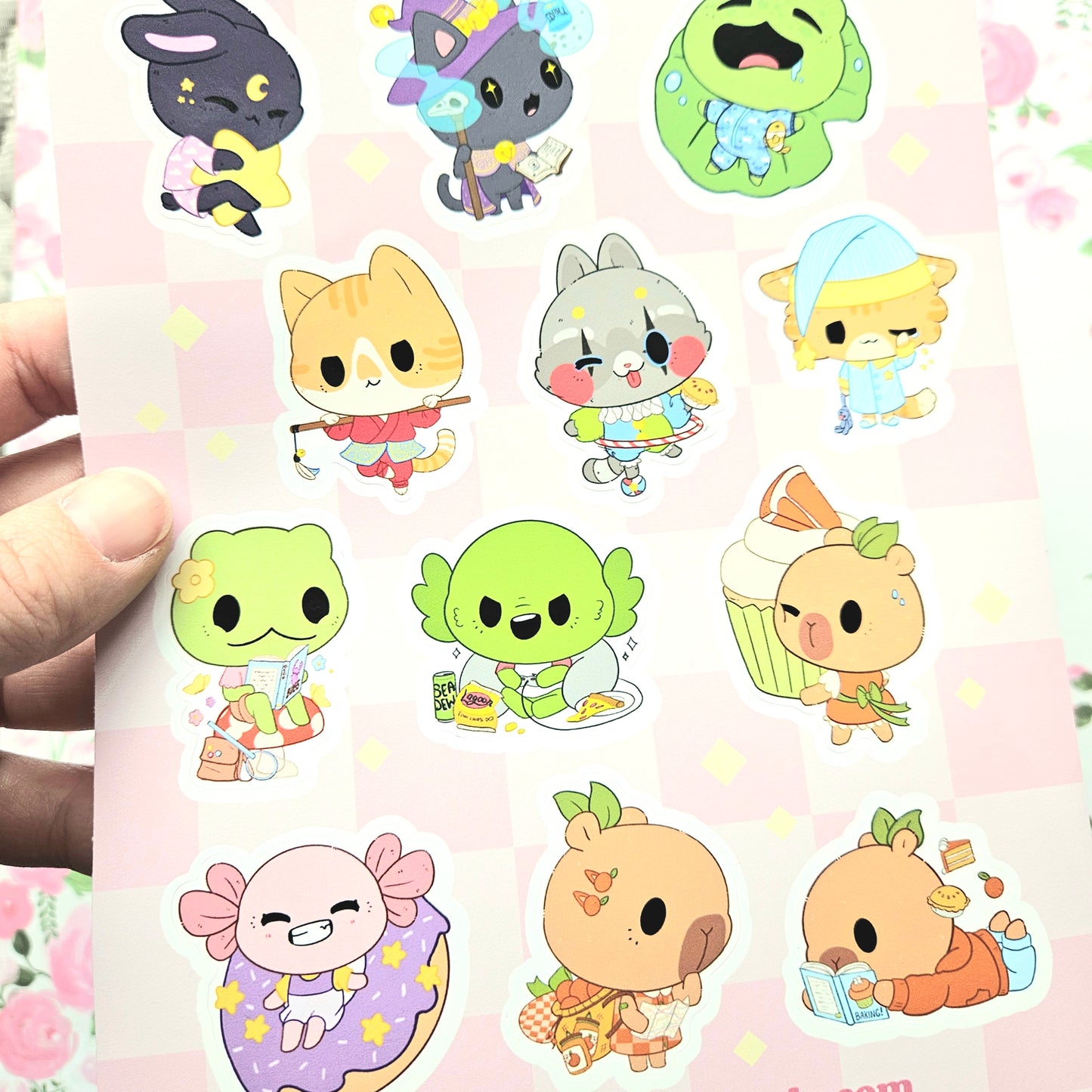 Little Guys Sticker Sheet. Annual 2024 Darling Homebody Society Collection.