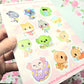 Little Guys Sticker Sheet. Annual 2024 Darling Homebody Society Collection.