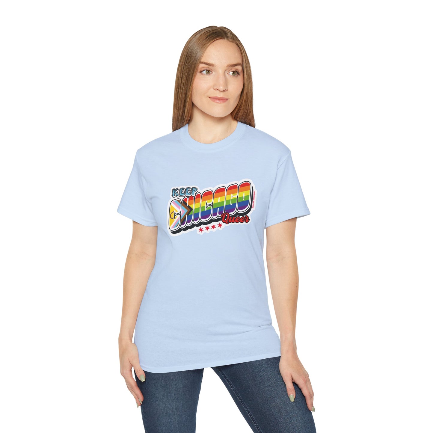 Keep Chicago Queer Unisex Ultra Cotton Tee